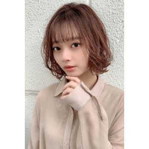 【重山祐亮】ナチュラルカールボブ♪