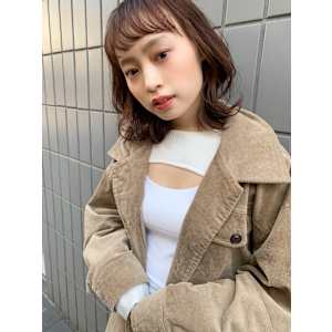 【山田】束感ショートバング小顔くびれレイヤーパーマy187