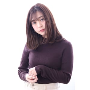 【ワンカールで可愛い】小顔◎ナチュラルボブ