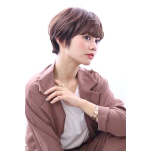 小顔ヘア  マッシュショート＊marche田嶋