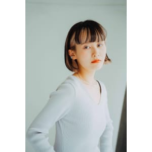 フェイスフレーミング×マニッシュボブ