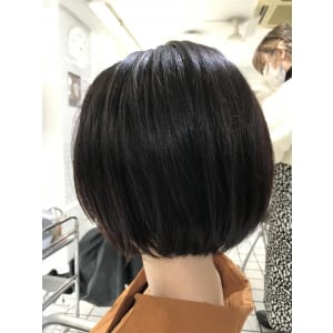 丸いボブ