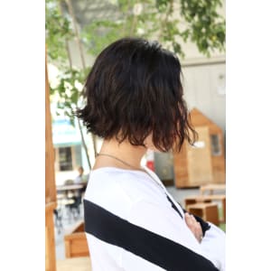 ボブ×スパイラルパーマ