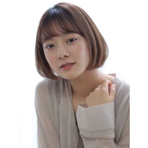 ストレートナチュラルボブ