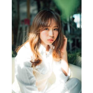 ゆるさがかわいい重ためセミロング
