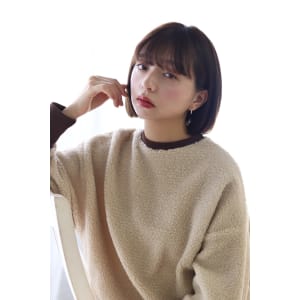 小顔ナチュラルボブ