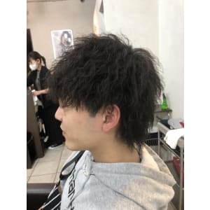 メンズツイストウルフ