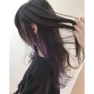 イヤリングカラー×ロングレイヤー#grandage北千住