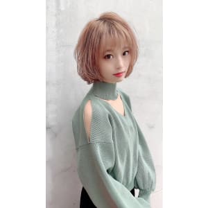 【重山】ナチュラルカールAラインボブ