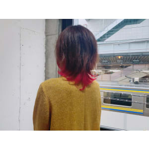 大人のインナーカラー。