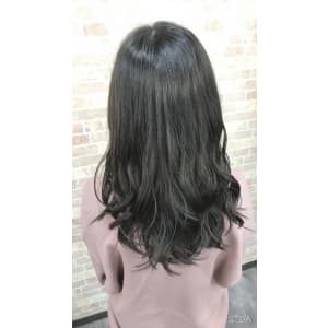 透け感グレージュ