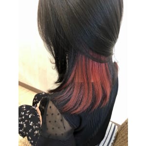 インナーカラーチェリーレッド☆grandage北千住