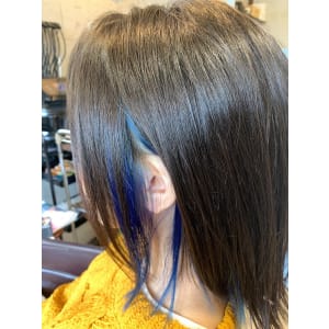 インナーカラー☆オーシャンブルー