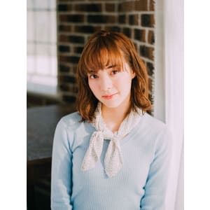 大人可愛いナチュラルボブ