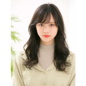 韓国風大人かわいいロング