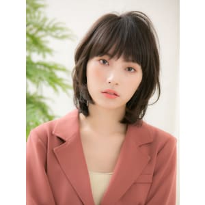 フェミニン大人ふんわりミディアム