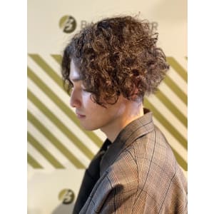 大人のパーマスタイル【BARBER-BAR】