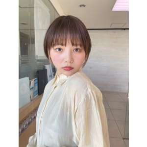 〇澤辺英人〇小顔 サイドバング ショートボブ