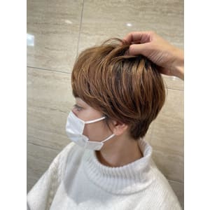 〇澤辺英人〇before⇒after マッシュショート