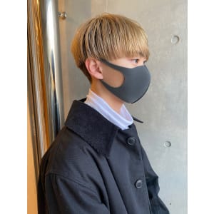 韓流マッシュ　ツーブロ刈り上げ