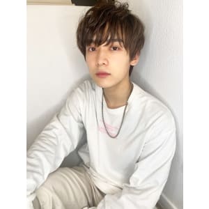 【山田】グランジ束感無造作パーマショートレイヤーy207