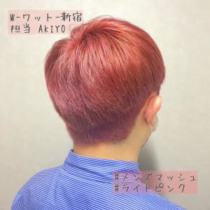 担当AKIYO☆メンズ ライトピンク - W(ワット)【ワット】掲載中