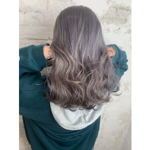 ラベンダーグレージュニュアンスカラー