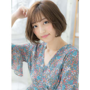 ひし形シルエット大人かわいい前下がりボブ 小顔ボブ - mod's hair 上尾【モッズヘア】上尾西口店【モッズヘア アゲオニシグチテン】掲載中