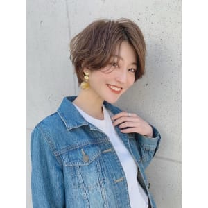 骨格補正カット☆美人見えハンサムショート