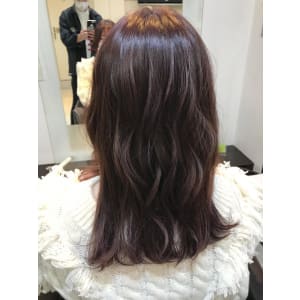 予防美髪カラー・ピンクブラウン