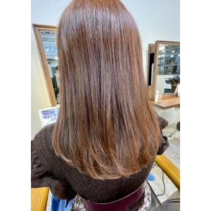 【重山】ピンクベージュお客様スタイル♪