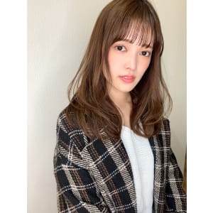 【山田】シースルーバングモテパーマふわミディy209