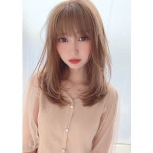 ミディアムレイヤーヘア【H-803】