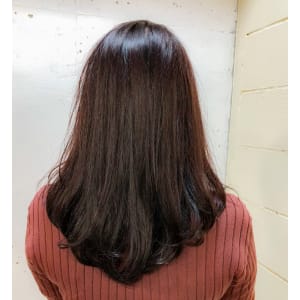 ロングレイヤー×レッドカラー