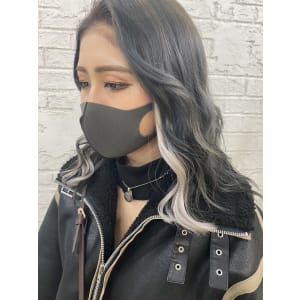 シルバーアッシュエクステインナーカラー20代7043