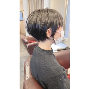 黒髪でもかわいい上品なボブスタイル・40代髪型・神戸美容室