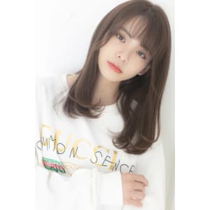 ナチュラルワンカールグレージュ天使の羽バングオルチャン