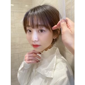 〇澤辺英人〇小顔 大人 ショートボブ