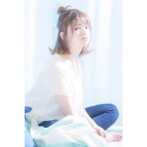ブルージュカラーとシースルーバング♪