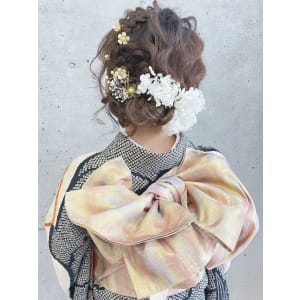 成人式ヘアアレンジ◎