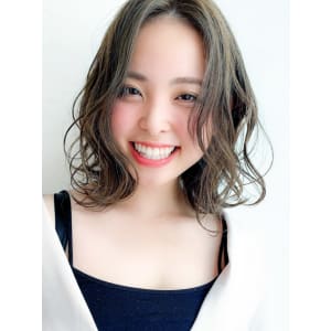 [MAXBEAUTY]ナチュラルゆるフワパーマロブヘアー☆