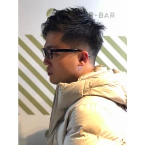 大人の刈り上げスタイル【BARBER-BAR】