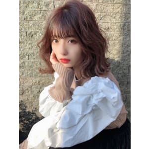 韓国風ゆるふわガーリーボブ 