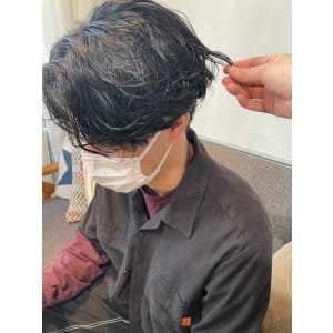 横浜スパイラルカルマパーマ前さがりツイスト22