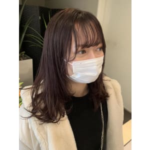 naomi hair / 春先取りピンクブラウン