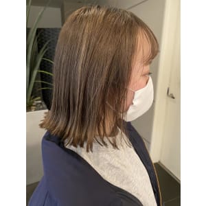 西原晃-切りっぱなし×ミルクティーベージュ