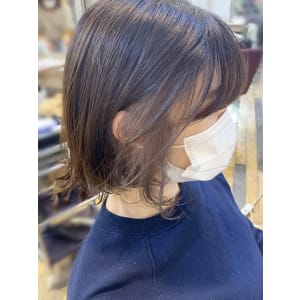 インナーカラー ホワイトラベンダーベージュ 