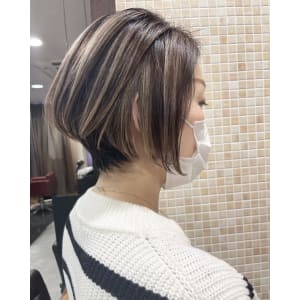 ★ Bob × contrast high lights★