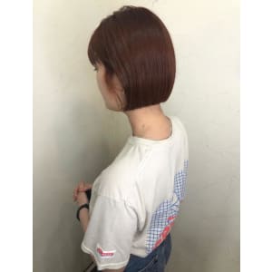 【reir下北沢】*ミニボブ+チェリーブラウン*
