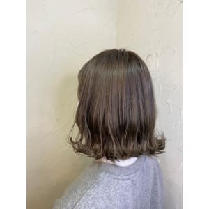 【reir下北沢】*ウェーブボブ+ミントアッシュ*